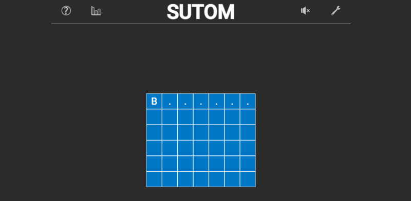jouer à Sutom